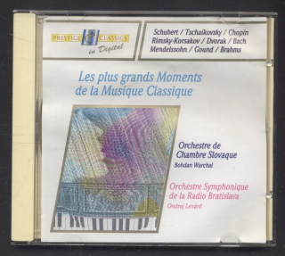 Schubert / Tschaikovsky / Chopin / Brahms / Rimsky-Korsakov / Dvorak / Bach / Gounod / Mendelssohn, Orchestre de Chambre Slovaque, Orchestre Symphonique de la Radio Bratislava - Les plus grands Moments de la Musique Classique (CD)