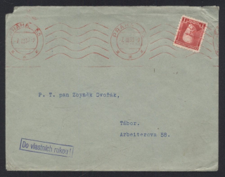 Dopis do vlastních rukou (Pofis č. 260)