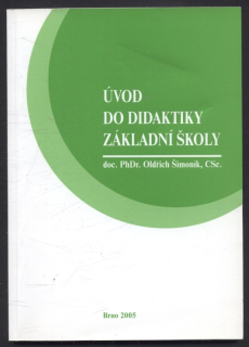 Šimoník, Oldřich - Úvod do didaktiky základní školy