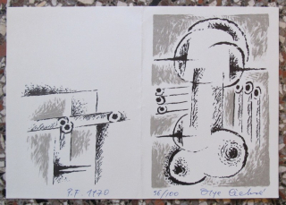 Olga Čechová - PF 1970 (litografie)