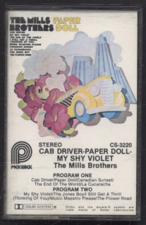 The Mills Brothers - Cab Driver, Paper Doll, My Shy Violet (MC)