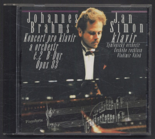 Johannes Brahms, Jan Simon, Prague Radio Symphony Orchestra, Vladimír Válek - Koncert pro klavír a orchestr Č. 2 B-Dur / Piano Concerto No. 2 In B-Major (CD)