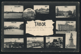 Tábor. Sokolovna. Hospodářská akademie. Továrna na tabák. Kotnov.