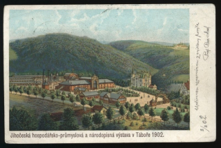 Tábor. Jihočeská hospodářsko-průmyslová a národopisná výstava v Táboře 1902.