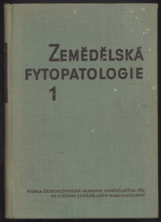 Zemědělská fytopatologie 1-4 (4 svazky)