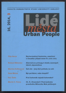 Lidé města / Urban People 16, 2014, 3