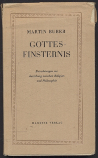 Buber, Martin - Gottes-Finsternis (v němčině)