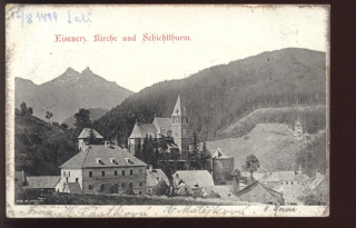 Eisenerz - Kirche und Schichtthurm