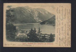 Tirol. Gasthaus zur Seespitze am Achensee