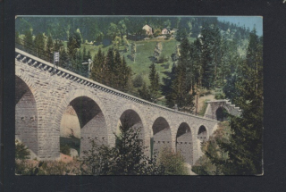 Tauernbahn. Laskitzer Viadukt mit oberem Kapponigtunnel