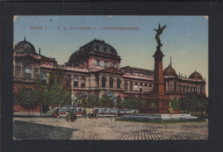 Wien. K. k. Universität u. Liebenbergdenkmal