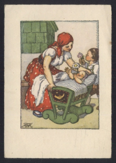 Matka a dítě (Marie Fischerová Kvěchová)