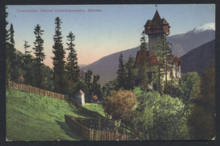 Tauernbahn. Schloss Unterfalkenstein, Kärnten