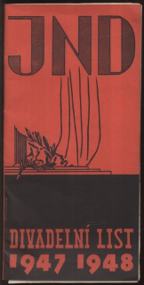 Divadelní list Jihočeského národního divadla 7, leden 1948