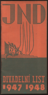 Divadelní list Jihočeského národního divadla 4, listopad 1947