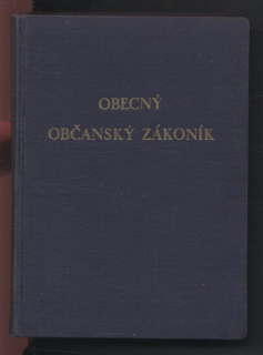 Novák, Karel  - Obecný občanský zákoník
