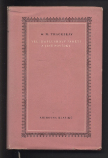 Thackeray, W. M. - Yellowplushovy paměti a jiné povídky