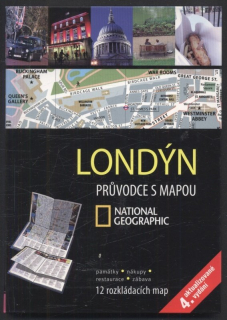 kolektiv autorů - Londýn - Průvodce s mapou (12 rozkládacích map)