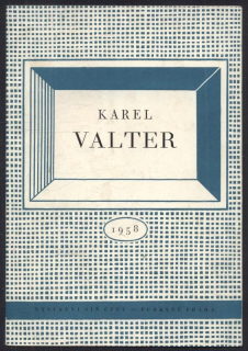 Formánek, Václav (předmluva) - Karel Walter: Obrazy z jižních Čech (katalog k výstavě)