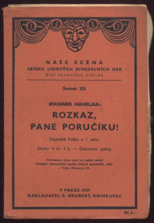 Havelka, Richard - Rozkaz, pane poručíku!