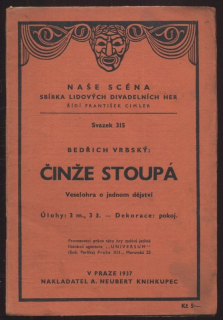 Vrbský, Bedřich - Činže stoupá