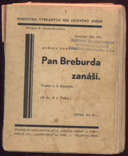Vrbata, Zdeněk - Pan Breburda zanáší