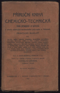 Dvořák, Vítězslav - Příruční kniha chemicko-technická