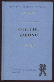 Montesquieu, Charles - O duchu zákonů