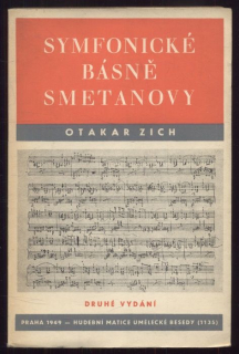 Zich, Otakar - Symfonické básně Smetanovy