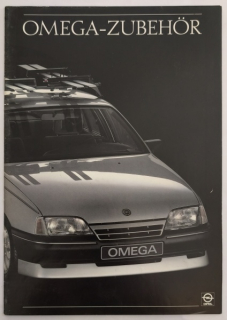 Opel Omega. Omega-Zubehör (reklamní prospekt) německy