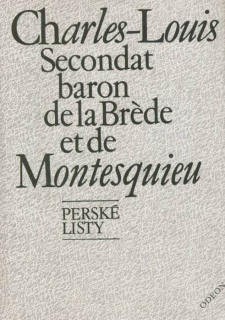 Montesquieu, Charles Louis - Perské listy