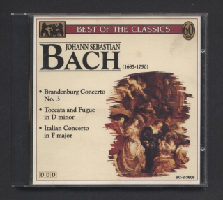 Johann Sebastian Bach - Brandenburg Concerto No.3; Toccata And Fugue In D Minor; Italian Concerto In F Major (CD)