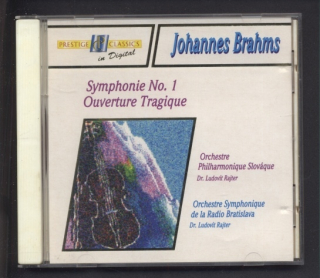 Johannes Brahms - Symphonie No. 1 - Ouverture Tragique (CD)