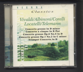 Vivaldi / Albinoni / Corelli / Locatelli / Telemann - Concerto grosso in D minor, Concerto a cinque in B flat, Concerto grosso Op. 6 No.4 in D, Concerto grosso Op. 1 No. 2 in C minor, Trumpet Concerto in D (CD)