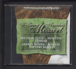 Wolfgang Amadeus Mozart - Deutsche Tänze - Menuette Ländler / German Dances - Minuets Country Dances (CD)