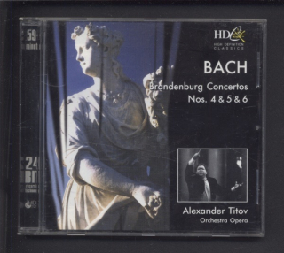 Johann Sebastian Bach - Brandenburg Concertos No. 4, 5, 6 (CD)