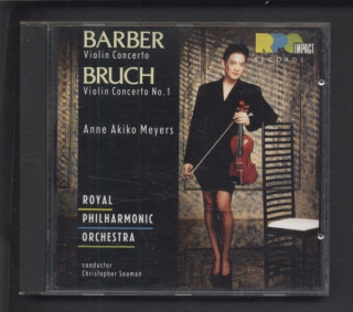Barber / Bruch, Anne Akiko Meyers, Royal Philharmonic Orchestra, Christopher Seaman - Violin Concerto / Violin Concerto No. 1 (CD)
