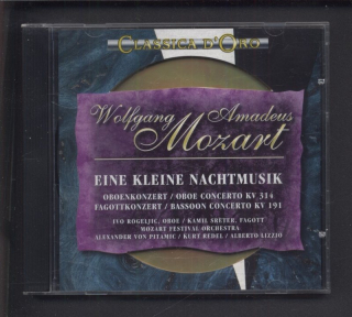 Wolfgang Amadeus Mozart - Ivo Rogeljic / Kamil Sreter, Mozart Festival Orchestra, Alexander von Pitamic / Kurt Redel / Alberto Lizzio - Eine Kleine Nachtmusik / Oboenkonzert = Oboe Concerto KV 314 / Fagottkonzert = Bassoon Concerto KV 191 (CD)