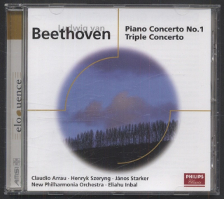 Ludwig van Beethoven, New Philharmonia Orchestra, Claudio Arrau, Henryk Szeryng, János Starker, Eliahu Inbal - Piano Concerto No.1 / Triple Concerto (CD)