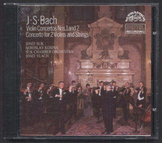 J. S. Bach, Josef Suk, Miroslav Kosina, Suk Chamber Orchestra, Josef Vlach - Violin Concertos Nos.1 And 2 / Concerto For 2 Violins And Strings (CD)