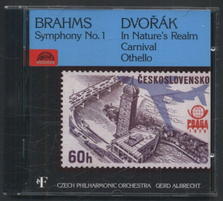 Brahms, Dvořák - The Czech Philharmonic Orchestra, Gerd Albrecht - Brahms: Symphony No. 1 / Dvořák: In Nature, Life And Love  (CD)