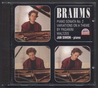 Johannes Brahms, Jan Simon - Piano Sonata No. 2 Variations On A Theme By Paganini Waltzes (CD)
