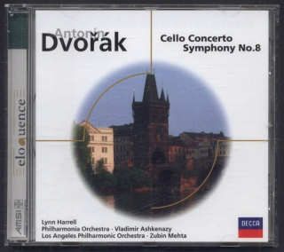 Antonín Dvořák - Lynn Harrell, Philharmonia Orchestra, Vladimir Ashkenazy, Los Angeles Philharmonic Orchestra, Zubin Mehta - Cellokonzert, Symphonie Nr. 8 (CD)