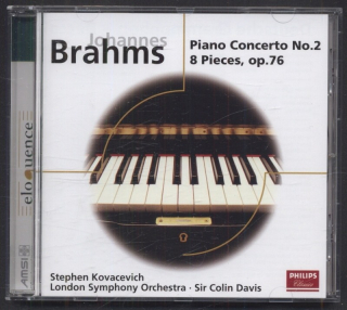 Johannes Brahms, Stephen Bishop-Kovacevich, London Symphony Orchestra, Sir Colin Davis - Piano Concerto No.2 / 8 Pieces, Op.76 (CD)