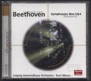 Ludwig van Beethoven : Gewandhausorchester Leipzig, Kurt Masur - Symphonies Nos. 5 & 6 "Pastoral" (CD)