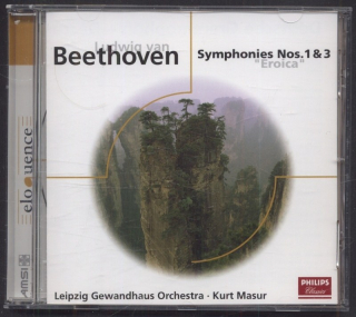 Ludwig van Beethoven, Leipzig Gewandhaus Orchestra · Kurt Masur - Symphonies Nos. 1 & 3 (CD)