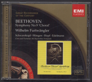 Beethoven - Schwarzkopf, Höngen, Hopf, Edelmann, ChorUnd Orchester der Bayreuther Festspiele , Wilhelm Furtwängler - Symphony No.9 ‘Choral’ (CD)