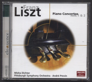 Franz Liszt : Misha Dichter / Pittsburgh Symphony Orchestra / André Previn - Piano Concertos Nos. 1 & 2 (CD)