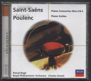Pascal Rogé, Charles Dutoit, Royal Philharmonic Orchestra - Saint-Saens - Piano Concertos Nos. 2 & 4, Poulenc - Piano Suites (CD)