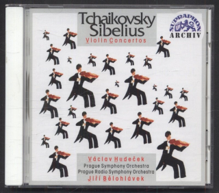 Tchaikovsky / Sibelius, Václav Hudeček, Prague Symphony Orchestra,  Prague Radio Symphony Orchestra,  Jiří Bělohlávek - Violin Concertos (CD)